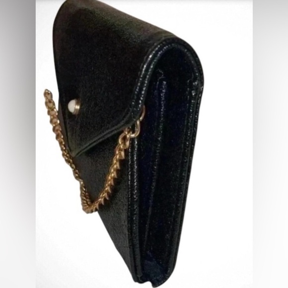 Vintage Evening Clutch for Ladies W/Gold tone Removable Chain Strap - Picture 6 of 6